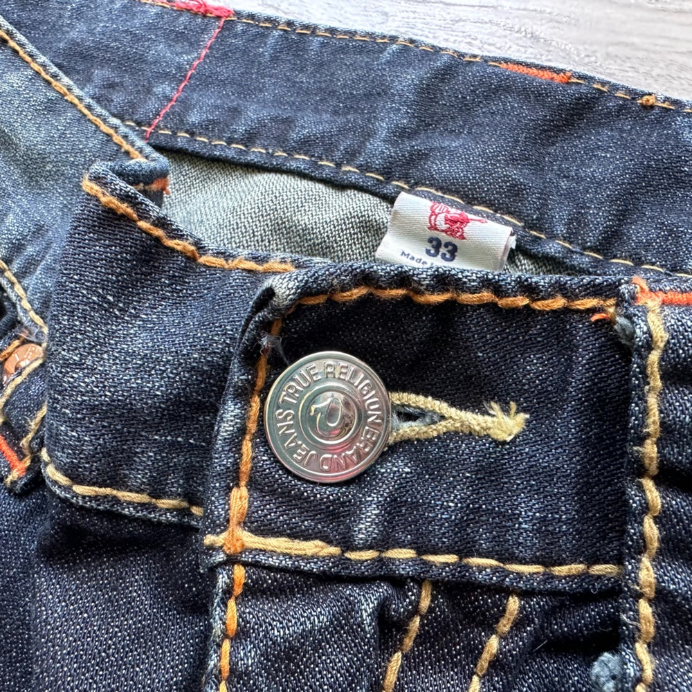 Men’s True Religion Jeans. Size 33. Bootcut - Picture 4 of 7
